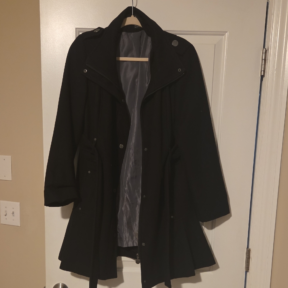 Calvin Klein Collection Black Trench Coat